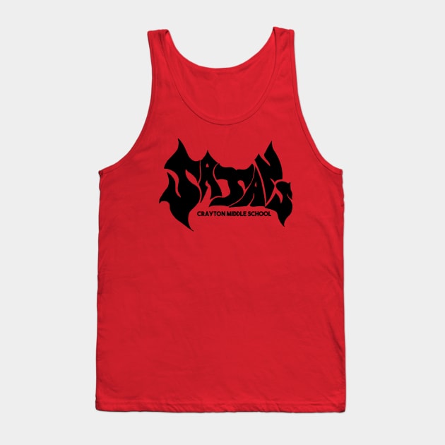 Crayton Satans 1983 Yearbook Cover Tank Top by CraytonSatans